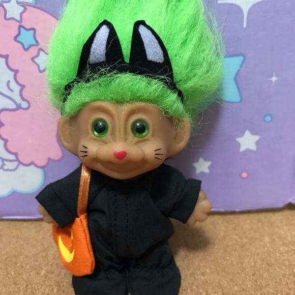 Russ Vintage Kitty Halloween Troll - Picture 6 of 8